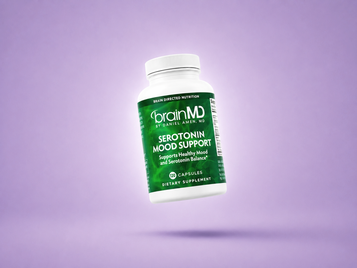 BrainMD Serotonin Mood Support supplement bottle