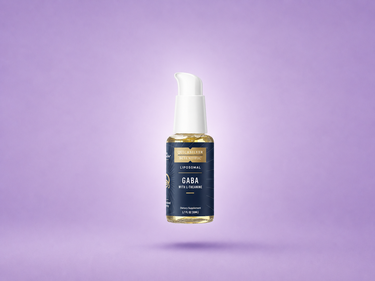 Quicksilver Scientific Liposomal GABA with L-Theanine supplement bottle