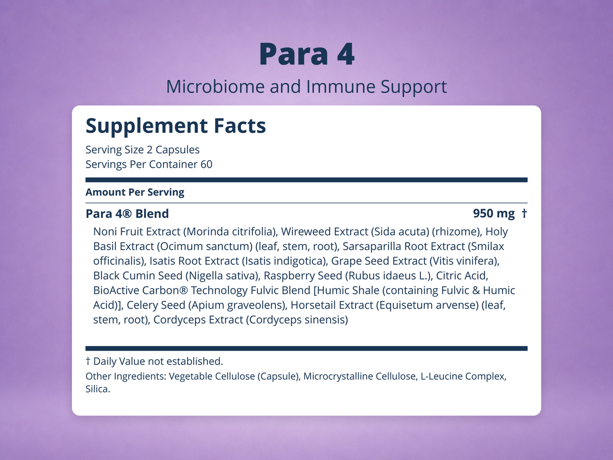 Para 4 – Gentle Herbal Gut Cleanse & Microbiome Support