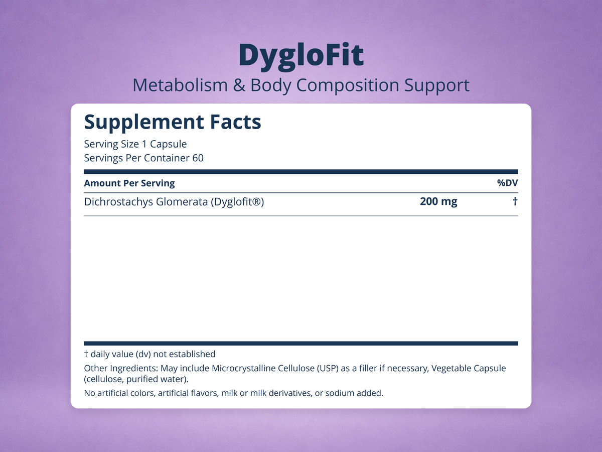 DygloFit Supplement Facts