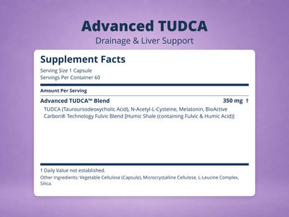 Advanced TUDCA – Liver, Bile & Fat Digestion Support