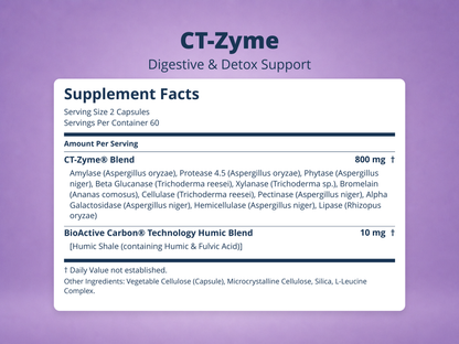 CT-Zyme – 11 Digestive Enzymes for Gut Health