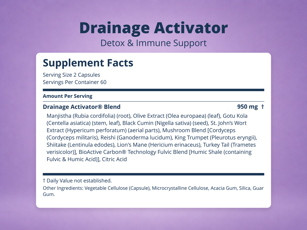 Drainage Activator – Lymphatic Drainage & Detox Support