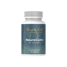 DTE NeuroCalm supplement bottle — nervous system, calm and stress support with PEA and magnesium L-threonate