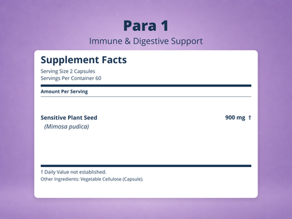 Para 1 – Mimosa Pudica Seed Gut Cleanse