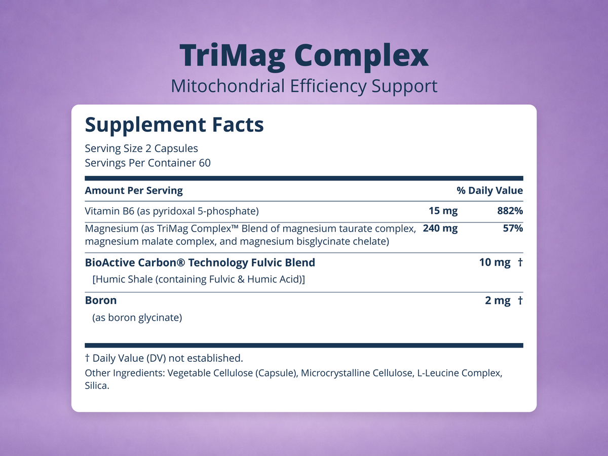 TriMag Complex™ – Triple Magnesium for Sleep & Calm