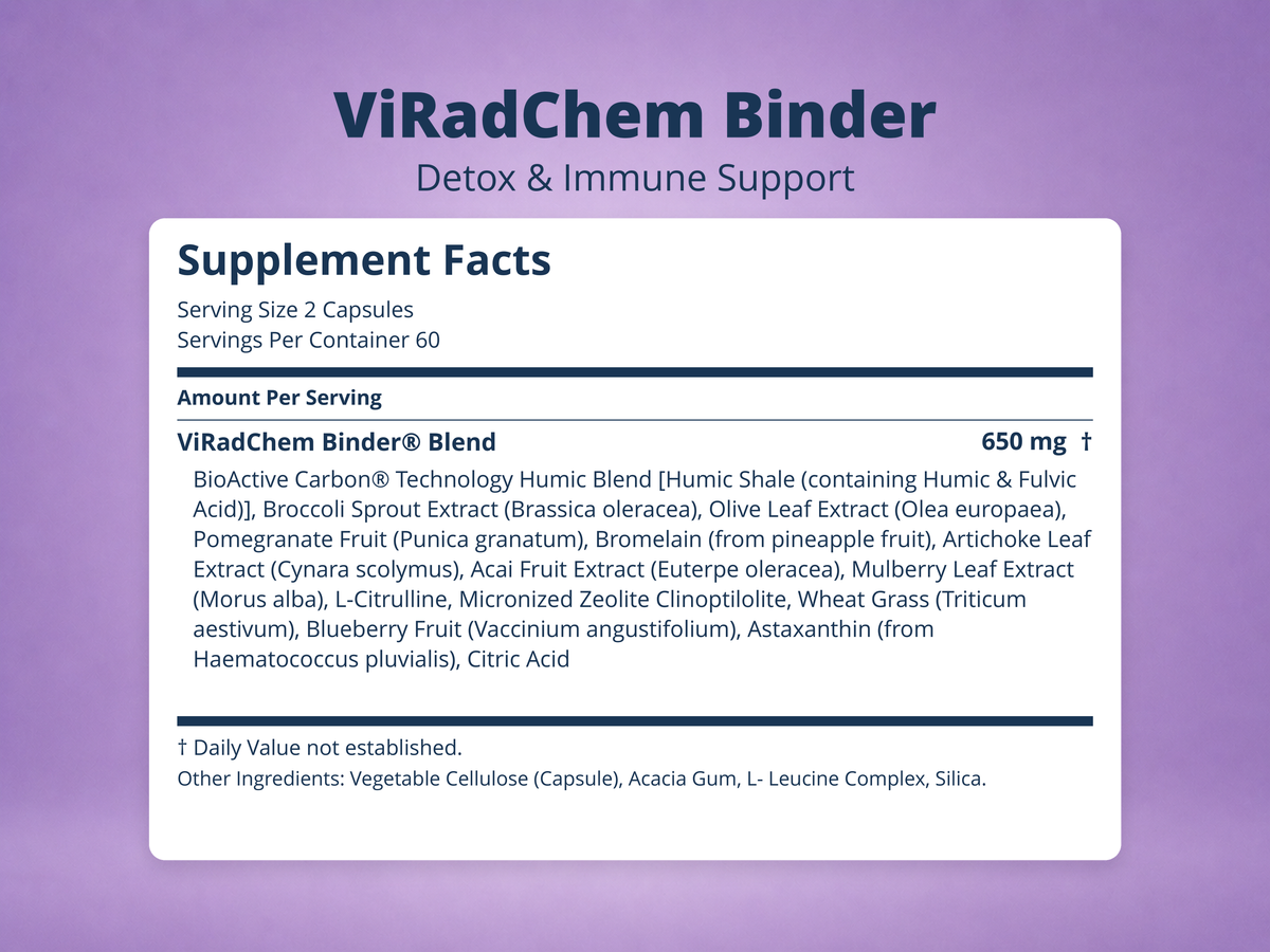 ViRadChem Binder – Environmental Toxin & Antioxidant Detox