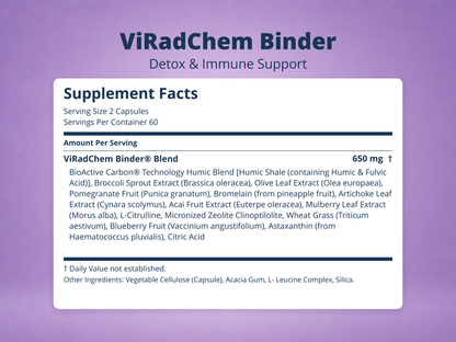 ViRadChem Binder – Environmental Toxin & Antioxidant Detox