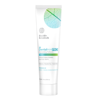 Dentalmin PRO remineralizing toothpaste — fluoride-free with hydroxyapatite for enamel support