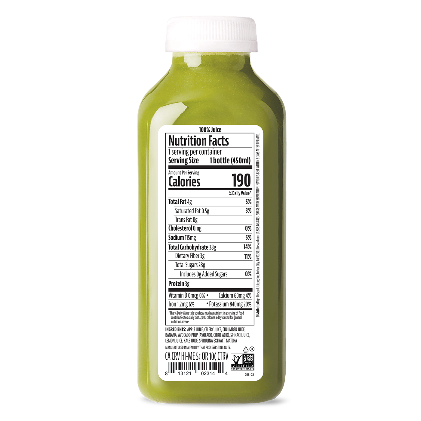Wellness Smoothie Avocado Greens 6-Pack